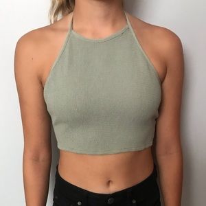 Crop Top Tie in Back